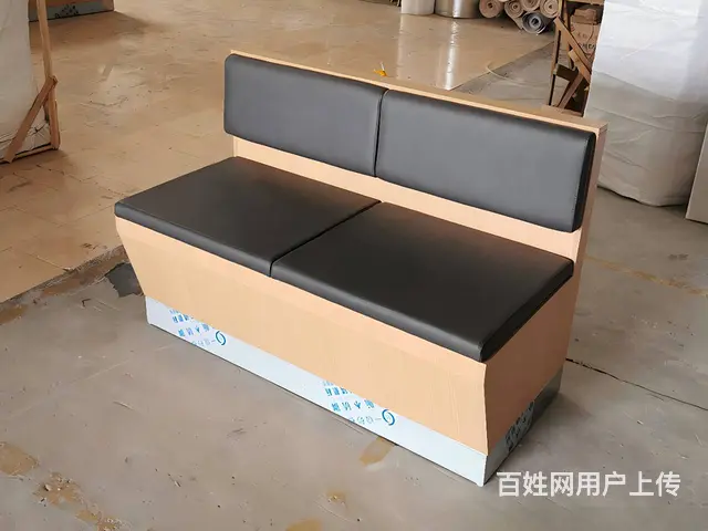卡座生产定制竖道造型卡座分段靠背卡座无溶剂面料 - 图片 1