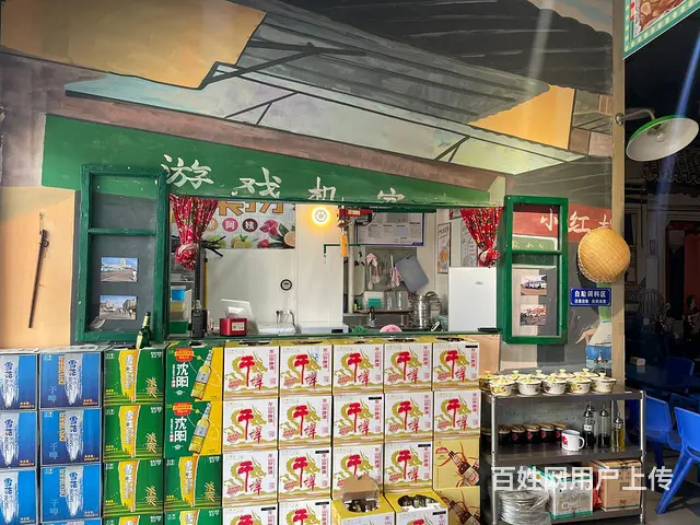 浑南旺地小区门口13-21平米门斗出租正在经营水果捞 - 图片 1
