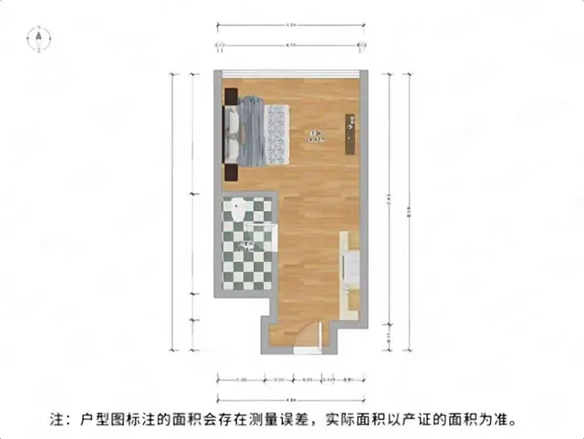 园区晋合公寓有房，1室1厅1卫出租 - 图片 10