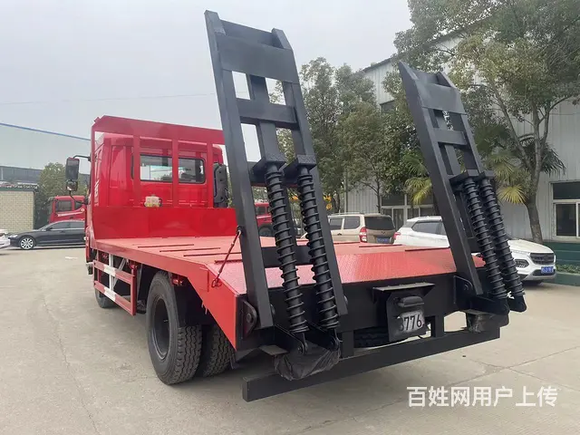 新款东风国六平板车　平板拖车厂家直销销售点 - 图片 3