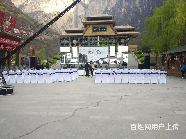 保定价格实惠 出租桌椅 铁马 空飘气球 彩虹门哪家靠谱 - 图片 2