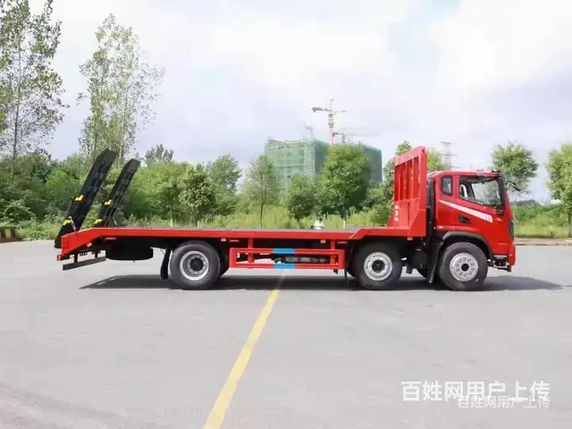 东风小三轴拉185挖机挖机拖车 挖机板车 承载能力强 - 图片 8