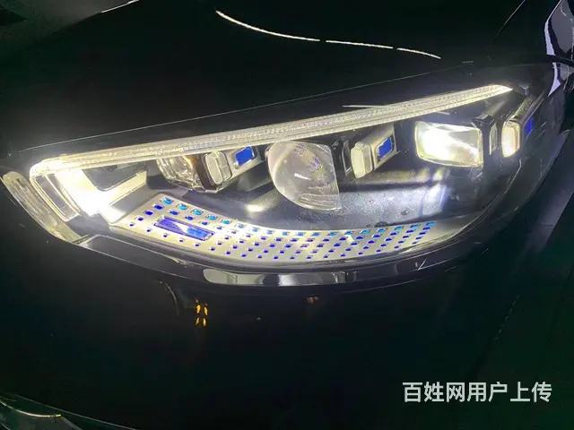 23款迈巴赫S480更换原厂流星雨智能数字大灯 - 图片 5