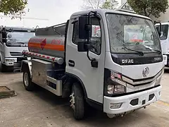 东风2吨蓝牌国六流动加油车 油罐车 厂家电话