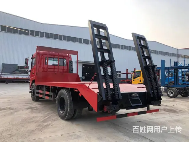 150挖机拖车板车东风单桥平板车4米2短轴距可选 - 图片 9
