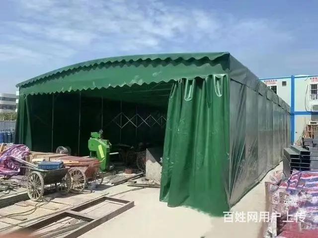 庆典展会雨棚物流蓬推拉式雨棚停车蓬篮球场蓬电动雨棚 - 图片 7