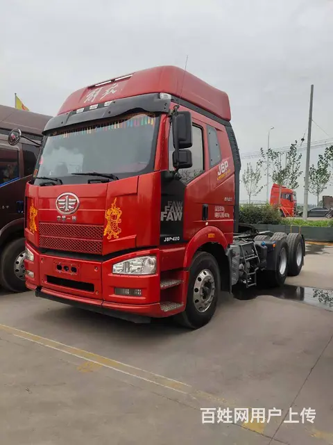 出售二手解放牵引车 国五 420马力 双驱轻体 - 图片 1