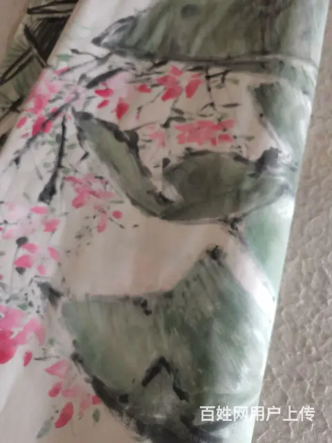 六尺纸花鸟画手绘，孔雀 - 图片 6