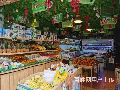 （达州铺源网）南外达三中大门口45㎡水果店转让(带夹层） - 图片 1
