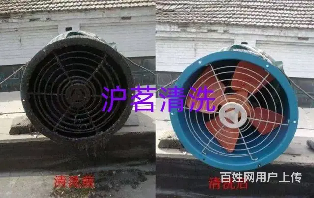 昆山花桥镇商场广场油烟管道 鼓风机净化器清洗公司 - 图片 4