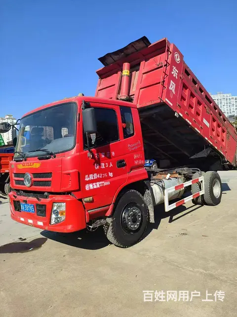 个人户蓝牌东风华神4.8米自卸车，全车原版原漆 - 图片 4