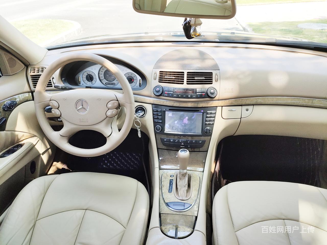 6.68万转07年奔驰e280手自一体豪华版小车
