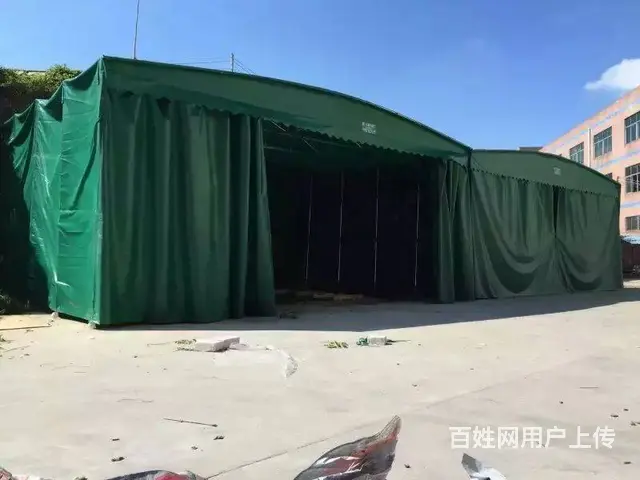 长沙推拉棚雨棚遮阳棚防违建大型物流棚 - 图片 7