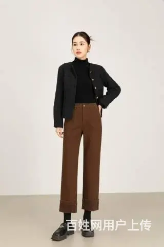 武汉盛依服饰韩氏伊人2025春季新款女裤上新折扣 - 图片 5
