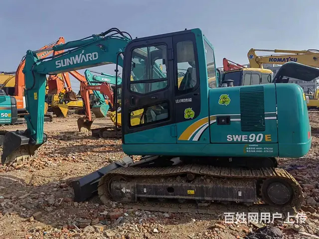 出售精品二手山河智能90挖机手续齐全质保两年 - 图片 2