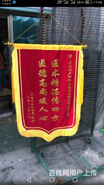 在杭州想订做一面锦旗送人、那里有做旗帜的呢？ - 图片 4