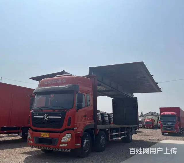 2020年5月东风天龙9.6米电动飞翼 原版车况 - 图片 2