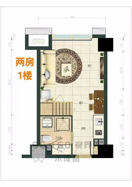 星南站 萧山地铁口4.5米精装loft公寓 万达旁 - 图片 6