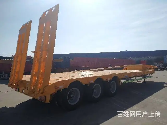 ​订做 13米侧翻挂车 ! 8-9米平板后翻 挂车 - 图片 2