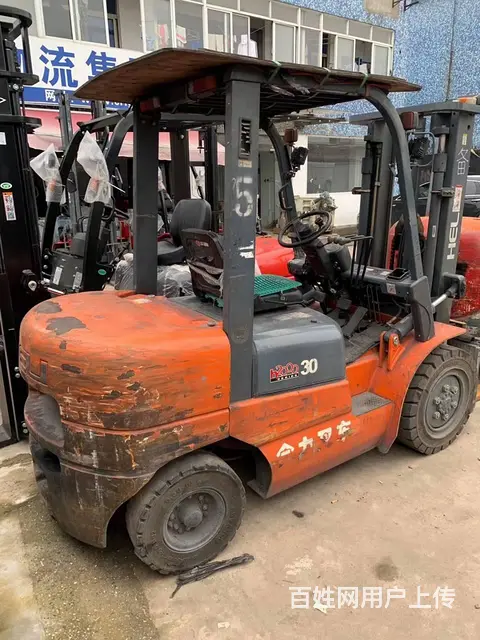 合力3吨自动挡柴油二手叉车 带中钢侧移可进集装箱 - 图片 5