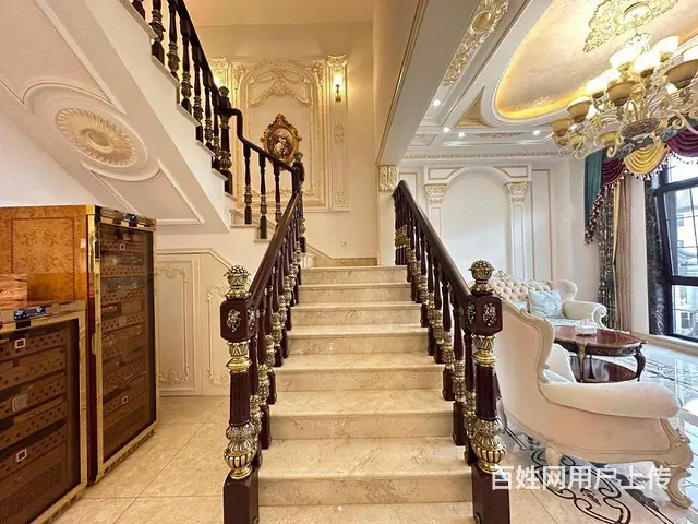 上新溪岸艺墅 上叠 300万法式豪装 俩车位 家具家电 五室 - 图片 4
