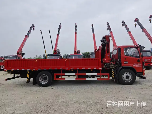 东风多利卡6.3吨折臂随车吊 厂家地址联系电话多少 - 图片 1