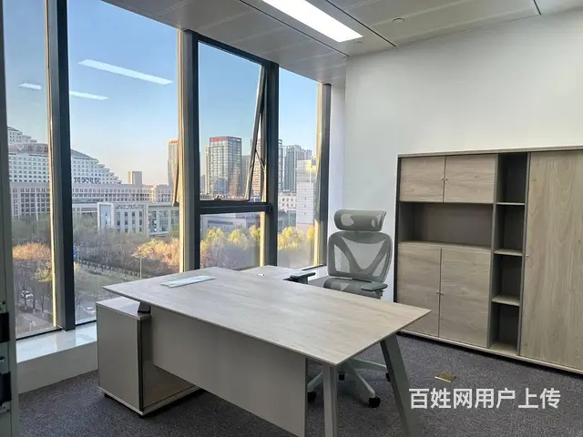 奥体中心丨137平丨精装带家具丨同方大厦丨2个办公室丨地铁附 - 图片 1