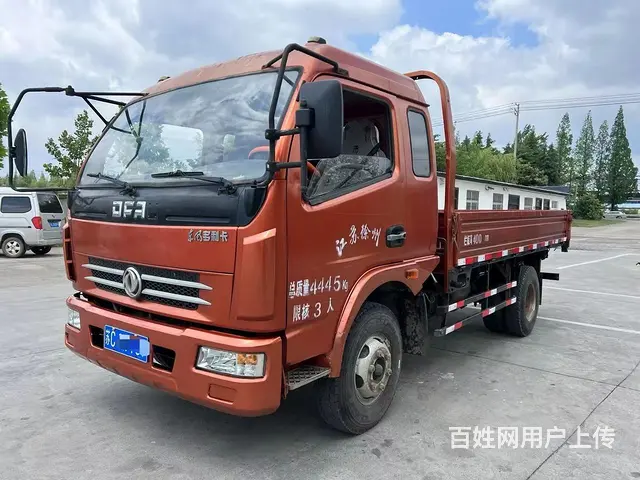 重载版东风多利卡D6 4米平板自卸货车750轮胎 - 图片 2