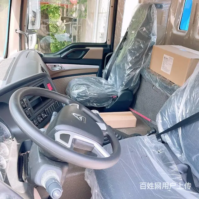 重汽豪沃TX单桥6米8低平板拖车 拉15吨挖机设备 - 图片 12