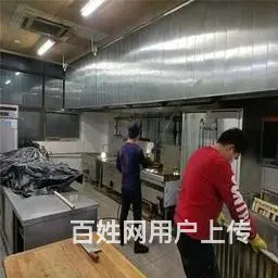昆山市经济开发区单位食堂油烟机清洗 油烟管道清洗 - 图片 2