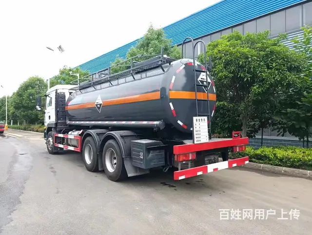 30方汕德卡前四后八18吨钢衬塑罐式车质量好售后有保障 - 图片 2