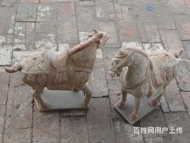老陶马一对，保存完好，全品无磕碰 - 图片 4
