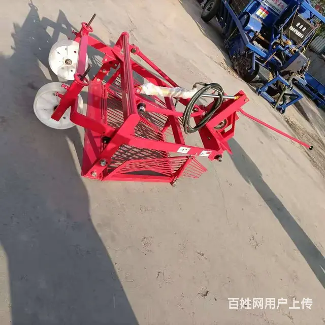 收大蒜机器  大蒜收获机价格 前置式大蒜收获机 - 图片 1