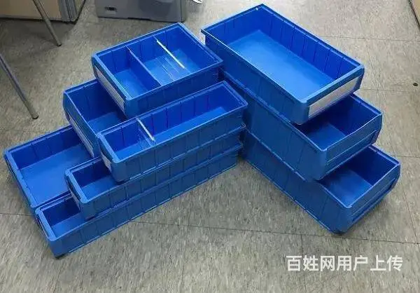 塑料保温箱双色颠倒筐塑料箱塑料筐折叠周转筐斜插箱 - 图片 3