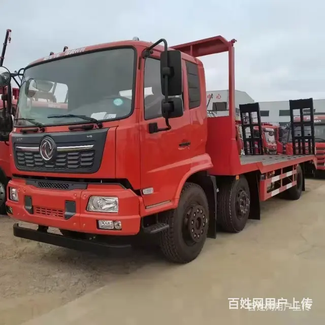 东风天锦小三轴法士特8档挖机平板车 拖板车 高速不超载 - 图片 9
