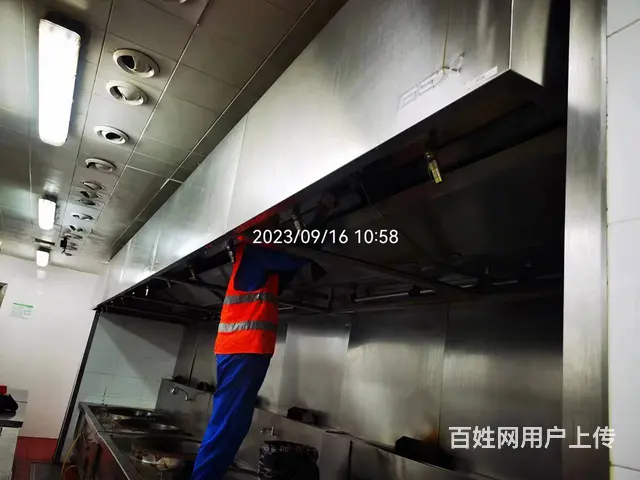 昆山淀山湖酒店商场排油烟管道清洗 资质齐全 - 图片 4