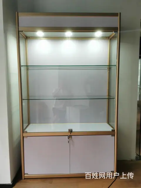 二手展柜厦门钢化玻璃柜手办柜商品展示柜 - 图片 10