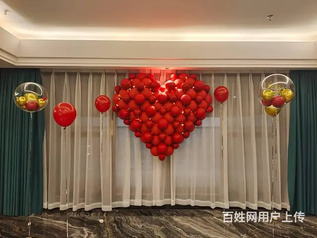 揭阳生日布置 求婚布置房间 普宁气球布置酒店 - 图片 1