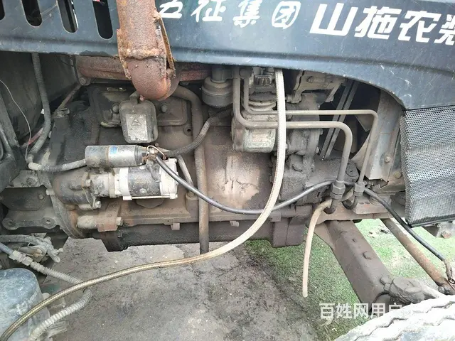 转让2015年山拖泰山650拖拉机带中小挖拖盘 - 图片 5