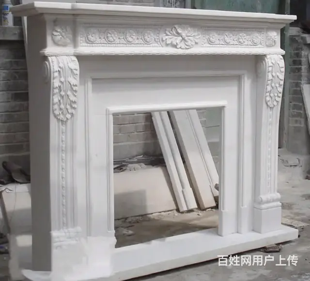 欧式大理石壁炉#家用取暖#装饰 - 图片 1