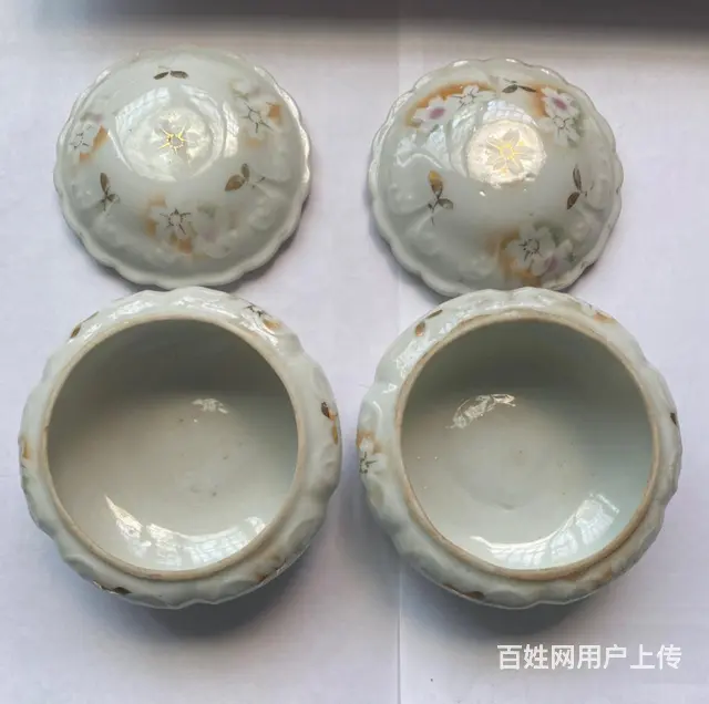 珍藏的清末民初的一对瓷器粉缸 - 图片 3