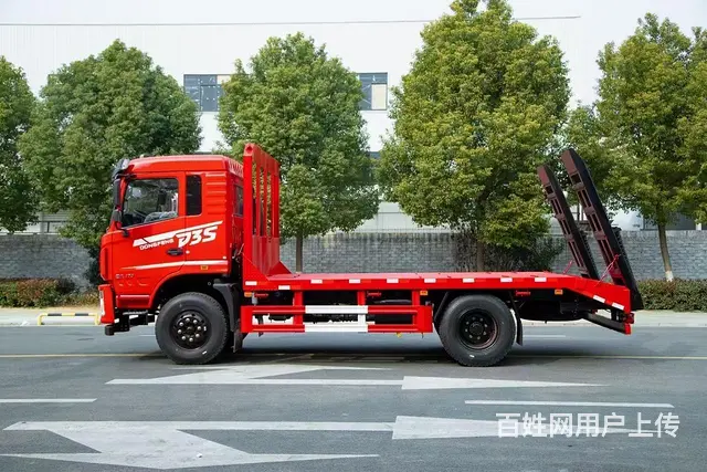 国六东风D3S  单桥拉135挖机平板运输车  可分期厂家包 - 图片 3