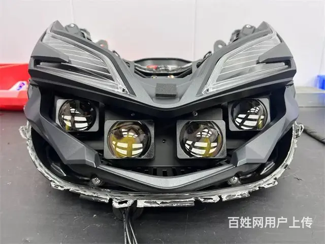 昆山摩托车改灯 本田佛沙350改矩阵大灯 昆山天一 - 图片 1