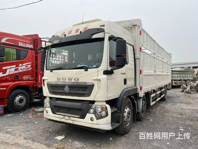 出售二手20年重汽豪沃前四后四9.6高栏 国5 - 图片 1