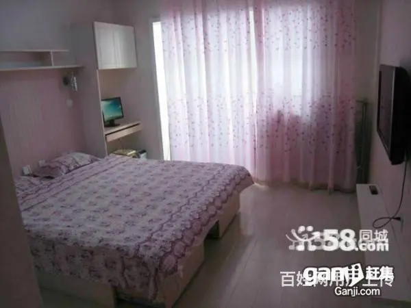 浪漫无极地热只需一百大床能睡三人wifi电脑日租房钟点 - 图片 6