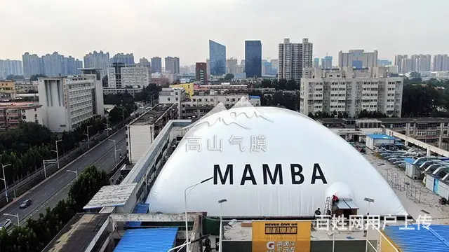 气膜篮球场 大跨度结构 可重复搬迁 气膜建筑施工 - 图片 1