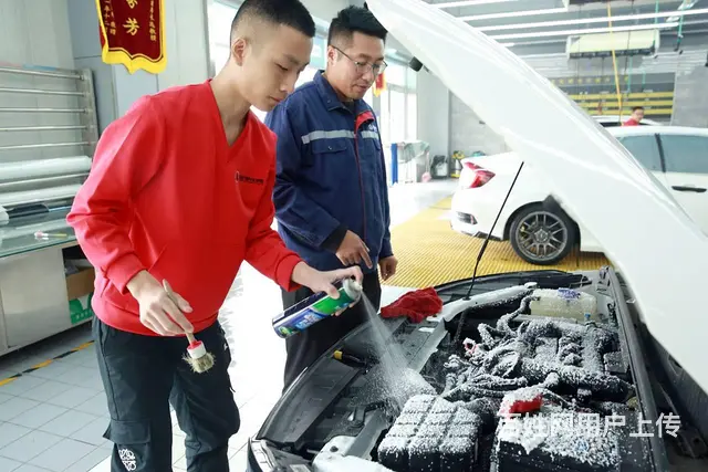 学汽车维修，学新能源汽车维修，学汽车美容车衣贴膜 - 图片 8