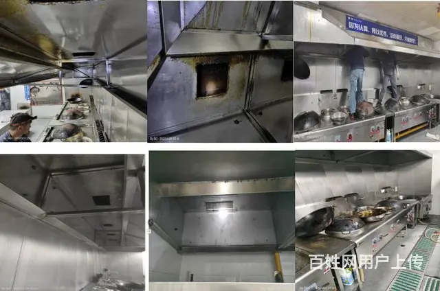 昆山饭店厨房排风机净化器清洗风机清洗 - 图片 2