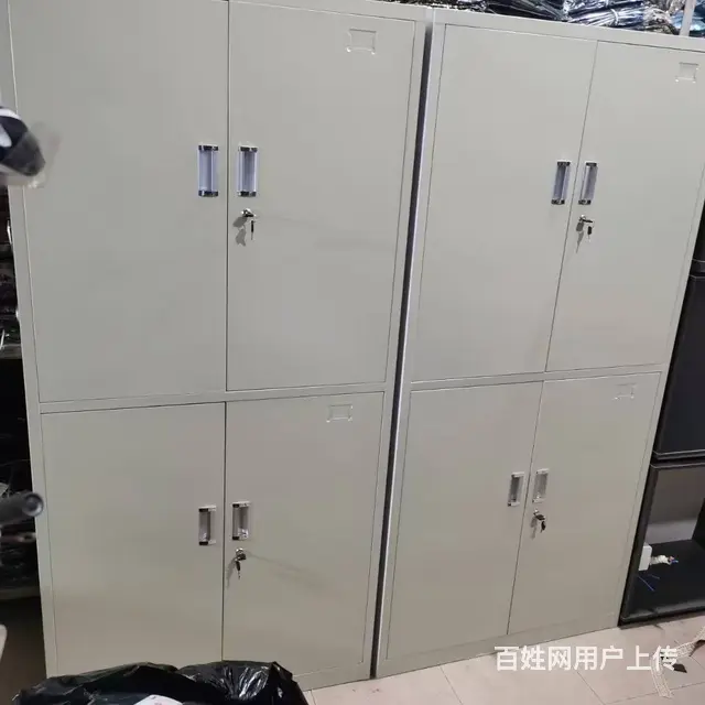 低价出售铁皮文件柜储物柜，老板桌员工桌会议桌空调等 - 图片 1