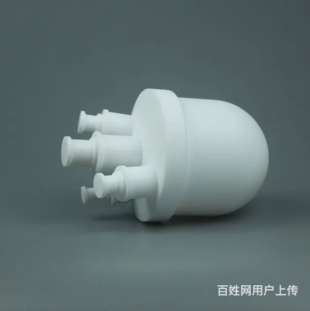 单颈PTFE烧瓶低本底多颈四氟圆底反应瓶耐腐蚀 - 图片